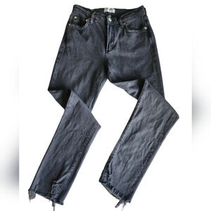 AGOLDE Jamie Womens Black Jeans